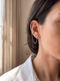 Bijou d’oreille Solstice avec ear cuff – Plaqué Or 750/000 ou Argent 925 - Joia Bijou