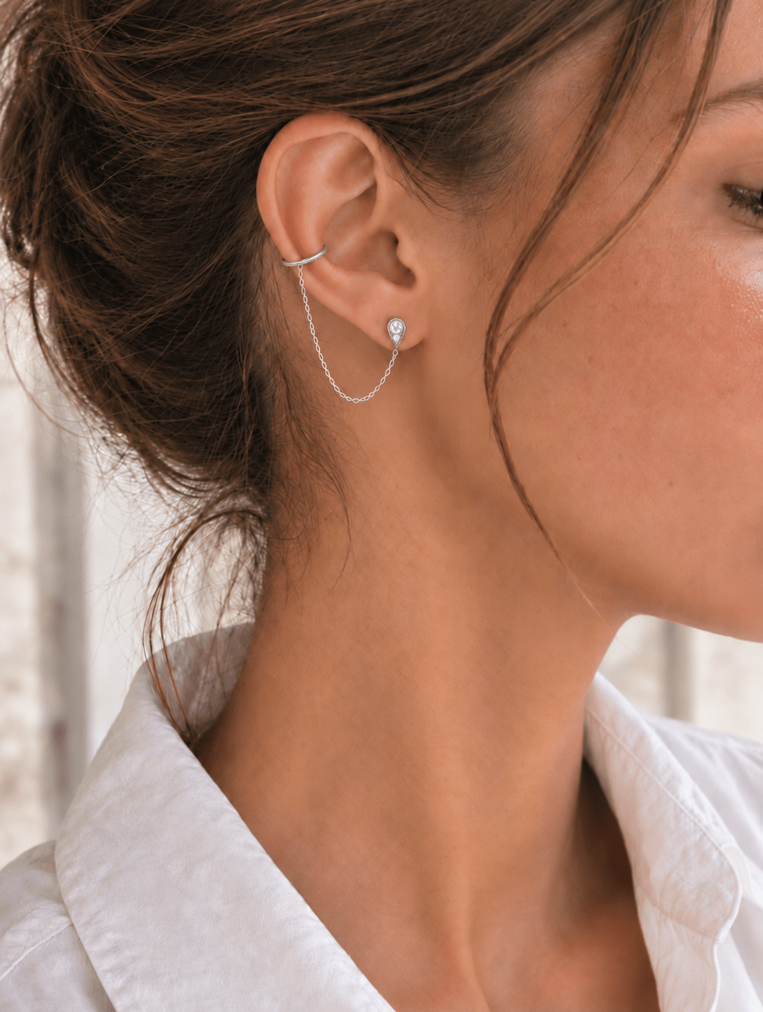 Bijou d’oreille Spike – Plaqué or 750/000 ou Argent 925 - Joia Bijou