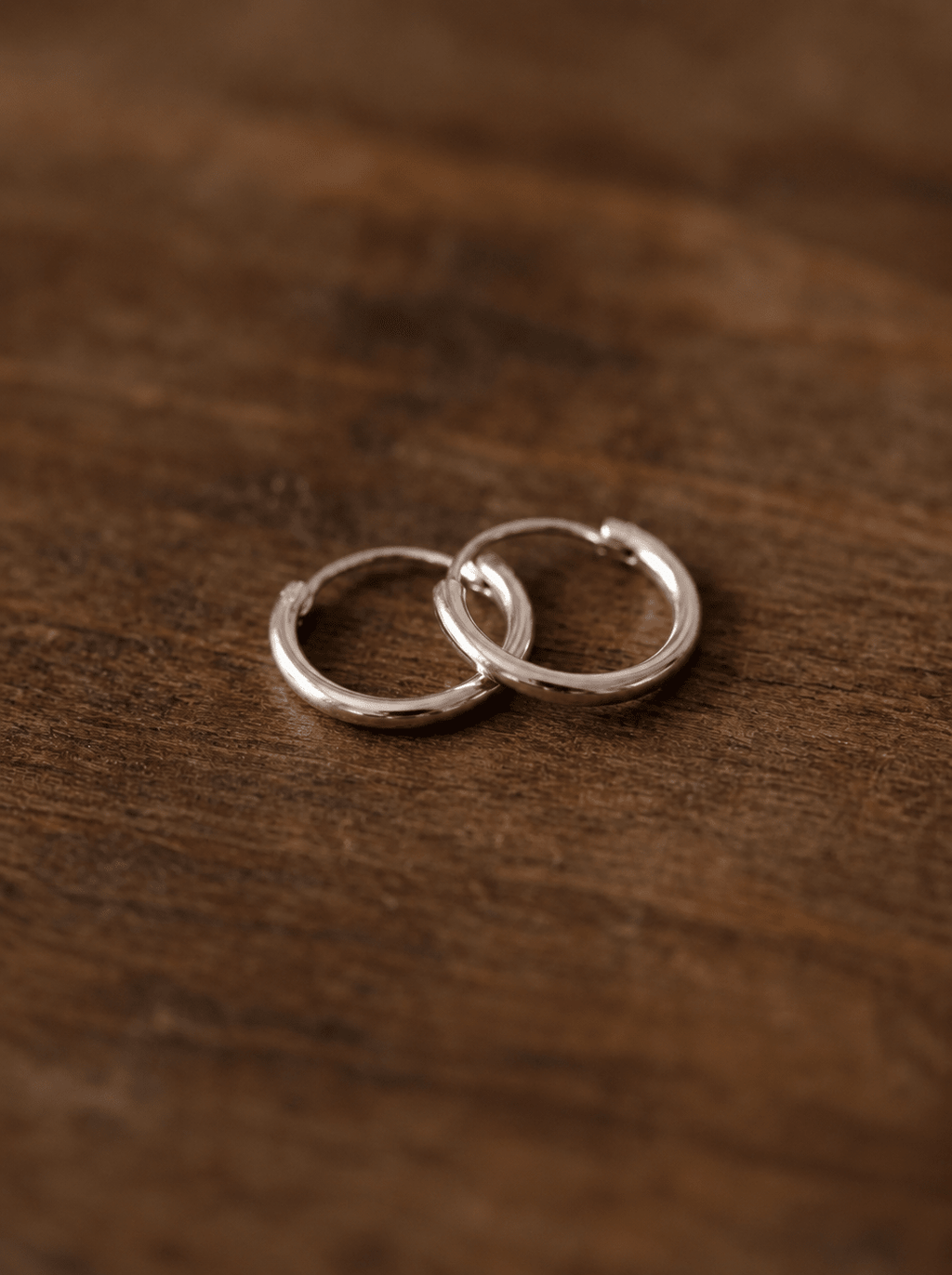 Boucle d’Oreille Anneau Blonde – Plaqué Or ou Argent 925 - Joia Bijou
