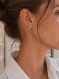 Boucles d’oreilles asymétriques Diana – Plaqué or ou Argent 925 - Joia Bijou