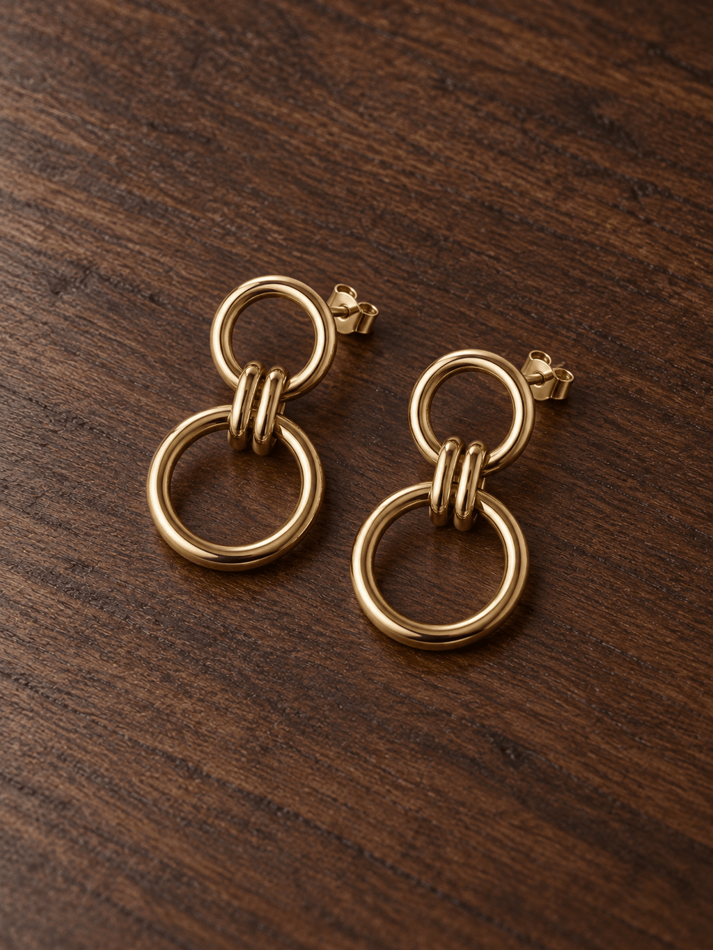 Boucles d’oreilles Babylone – Plaqué or 750/000 - Joia Bijou