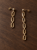 Boucles d’oreilles La Chaine Gold Filled 14k ou Argent - Joia Bijou