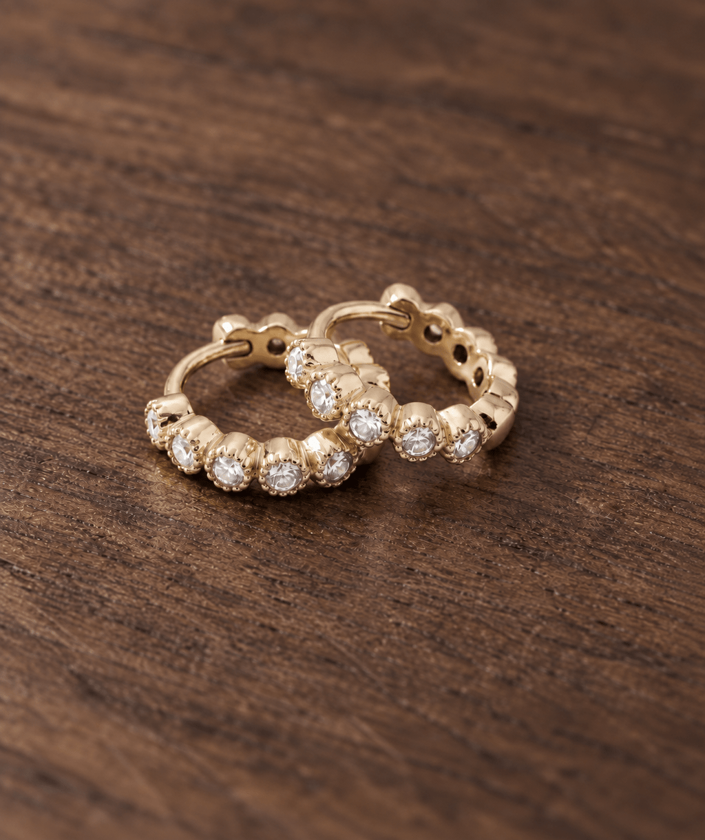 Mini Créole Hope – Plaqué Or 750/00 ou Argent 925 - Joia Bijou